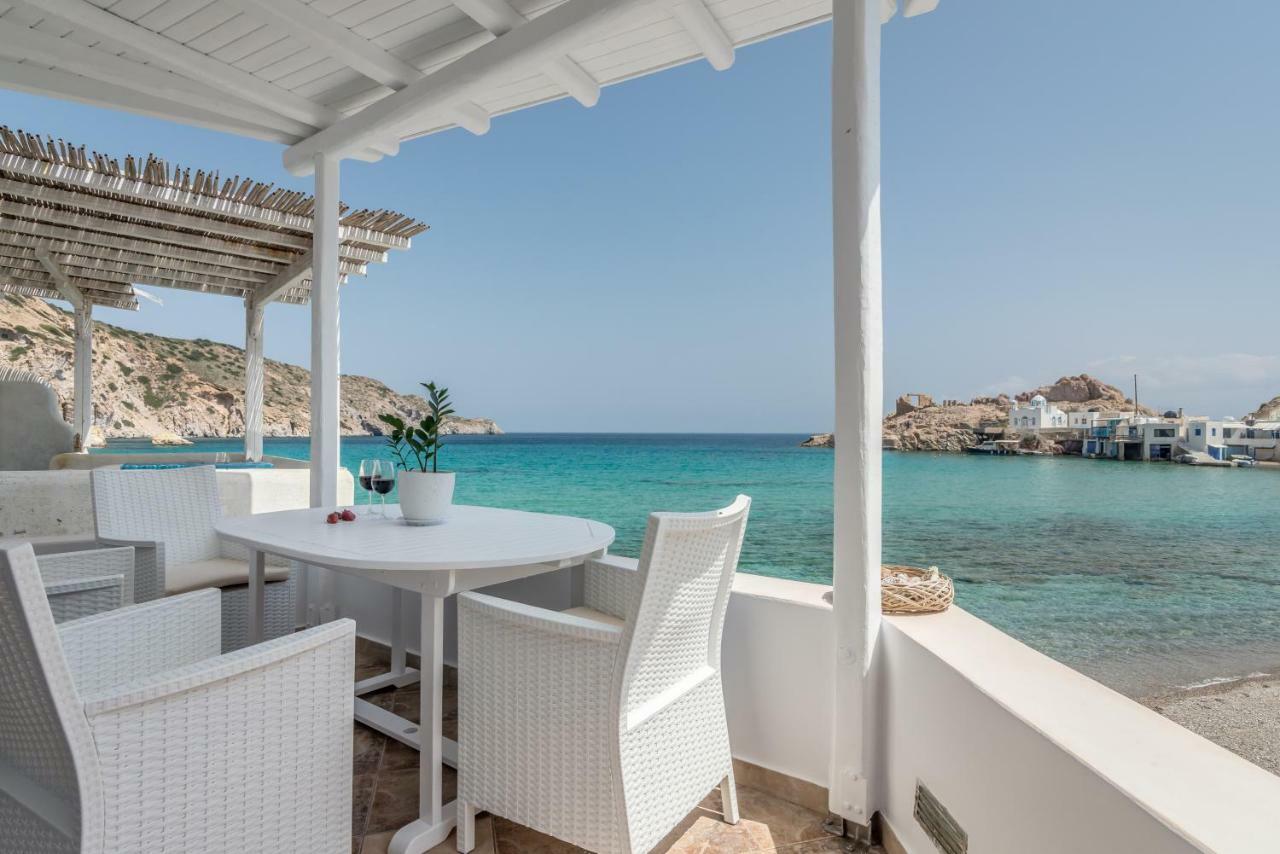 Blue Mare Apartments On The Beach Firopotamos Экстерьер фото