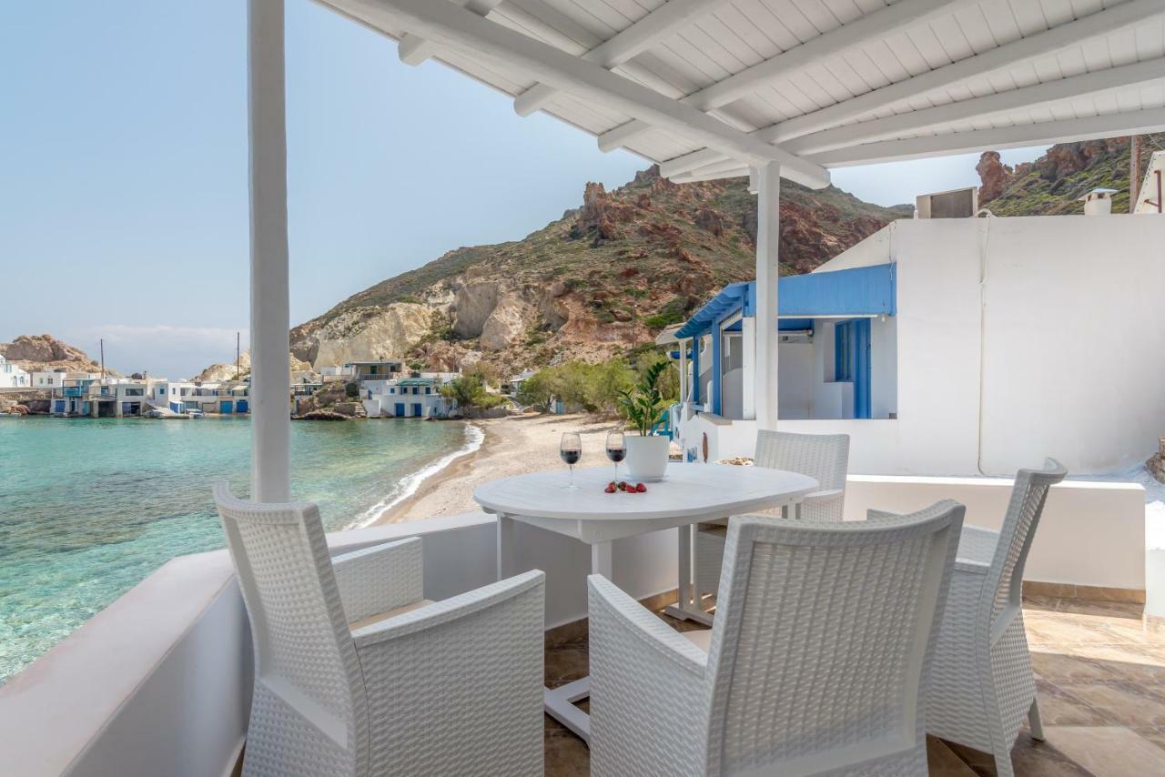 Blue Mare Apartments On The Beach Firopotamos Экстерьер фото