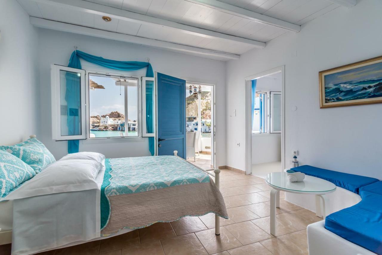 Blue Mare Apartments On The Beach Firopotamos Экстерьер фото